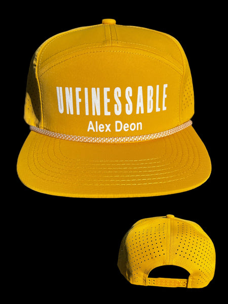 5 panel Unfinnessable cap (mustard)