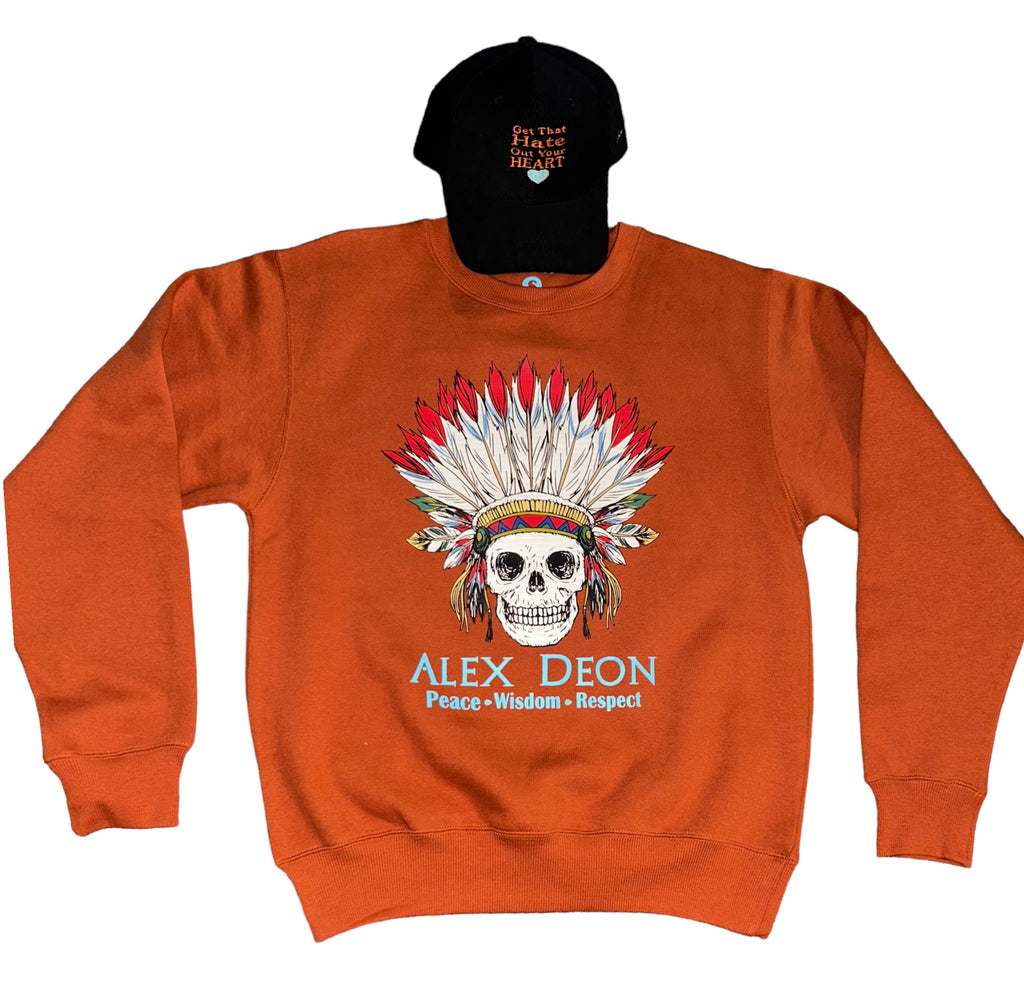 Alex Deon Indian War Bonnet Sweater