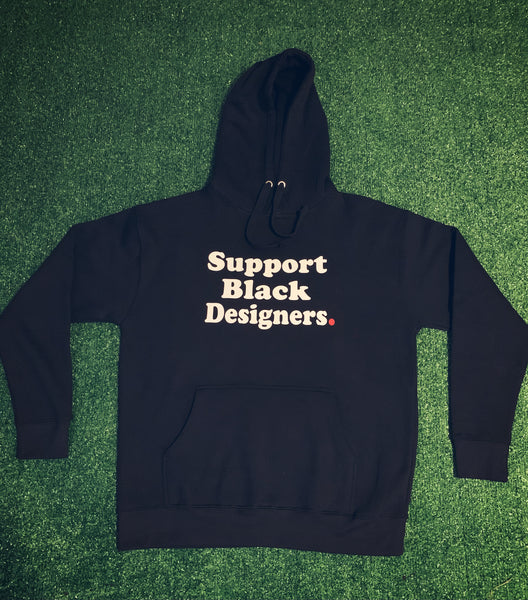 Support Black Designers (black) hoodie