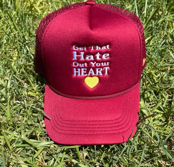 Get That Hate Out Your Heart (burgundy)