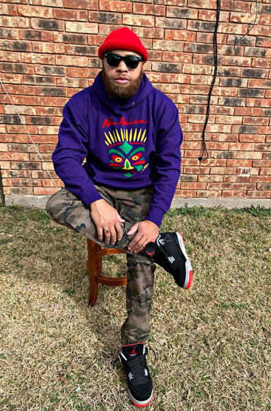 Nu Africa hoodie (purple)