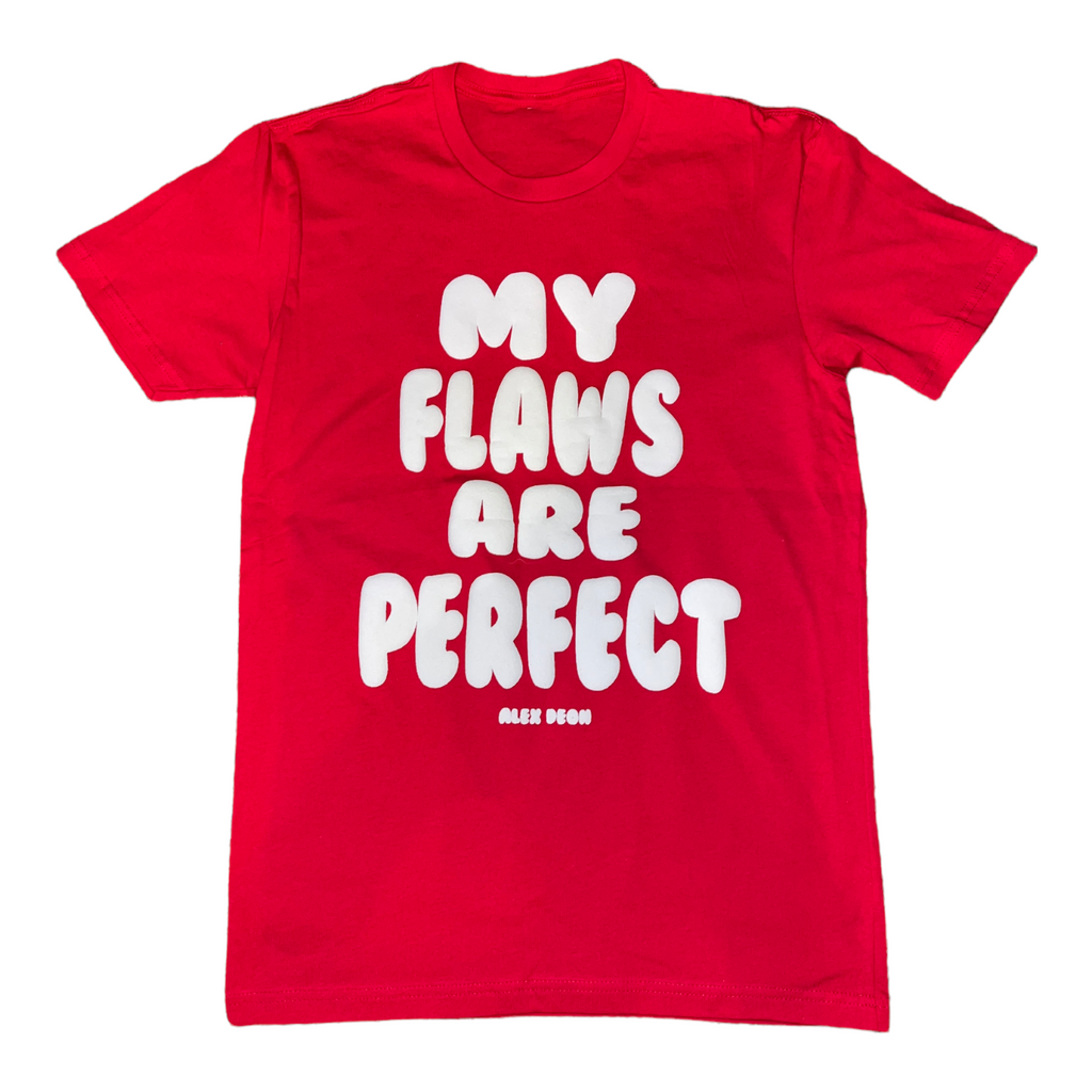 My Flaws Are Perfect T-shirt (red)