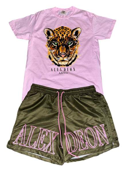 Leopard T Shirt (pink)