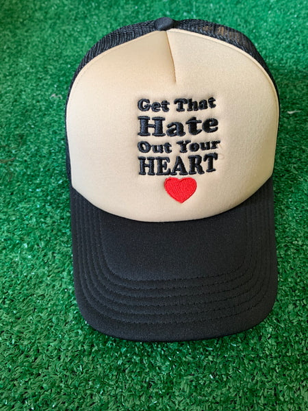 Get That Hate Out Your Heart (black and khaki)